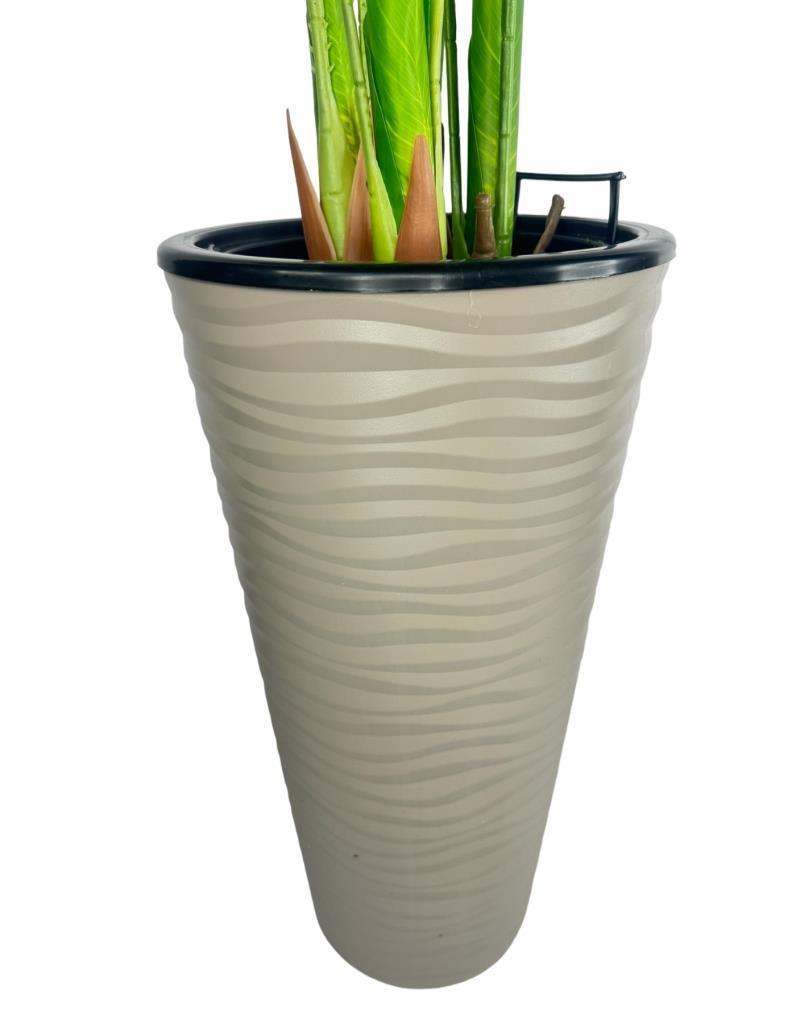 Yapay Areka Palmiye Ağacı Dore Kumsal Vazoda Yapay Ağaç 150cm 10 Yaprak