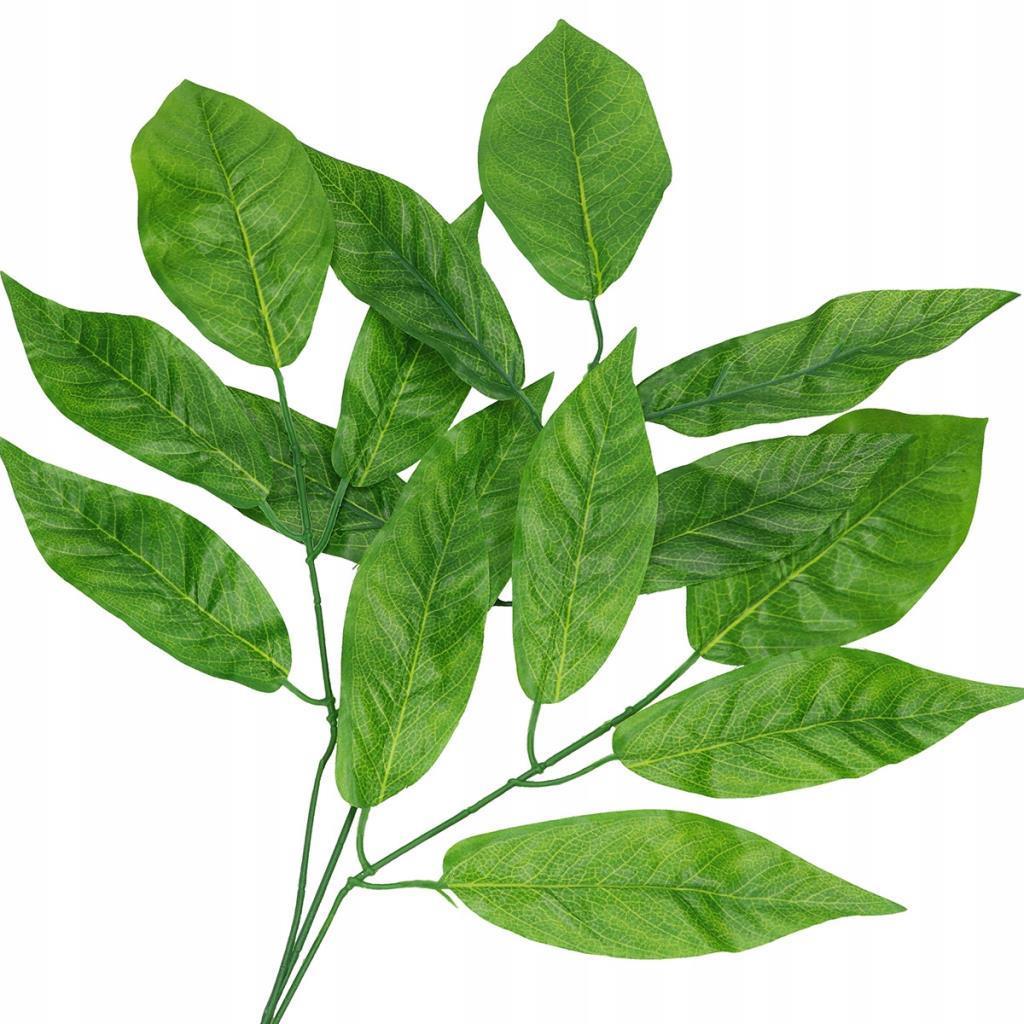 Yapay Çiçek 12 Dal Ceviz Yaprağı Yeşil Ağaç Yaprağı