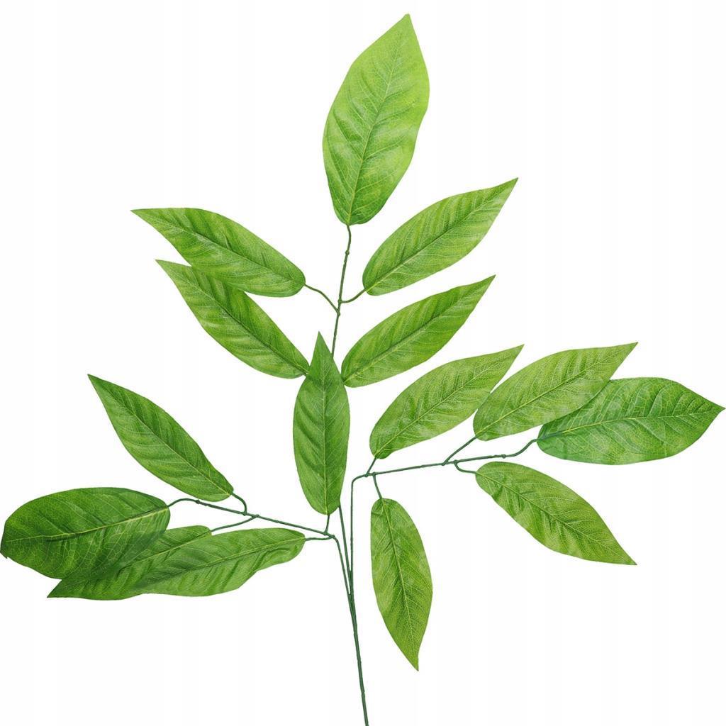 Yapay Çiçek 12 Dal Ceviz Yaprağı Yeşil Ağaç Yaprağı