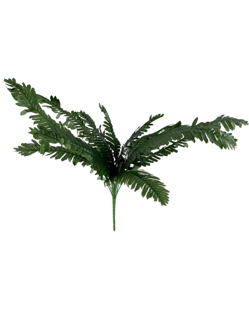Yapay Çiçek 12 Yaprak Cycas Aşk Merdiveni Eğrelti Otu Sıkas Bitkisi 45*50cm Yapay Bitki