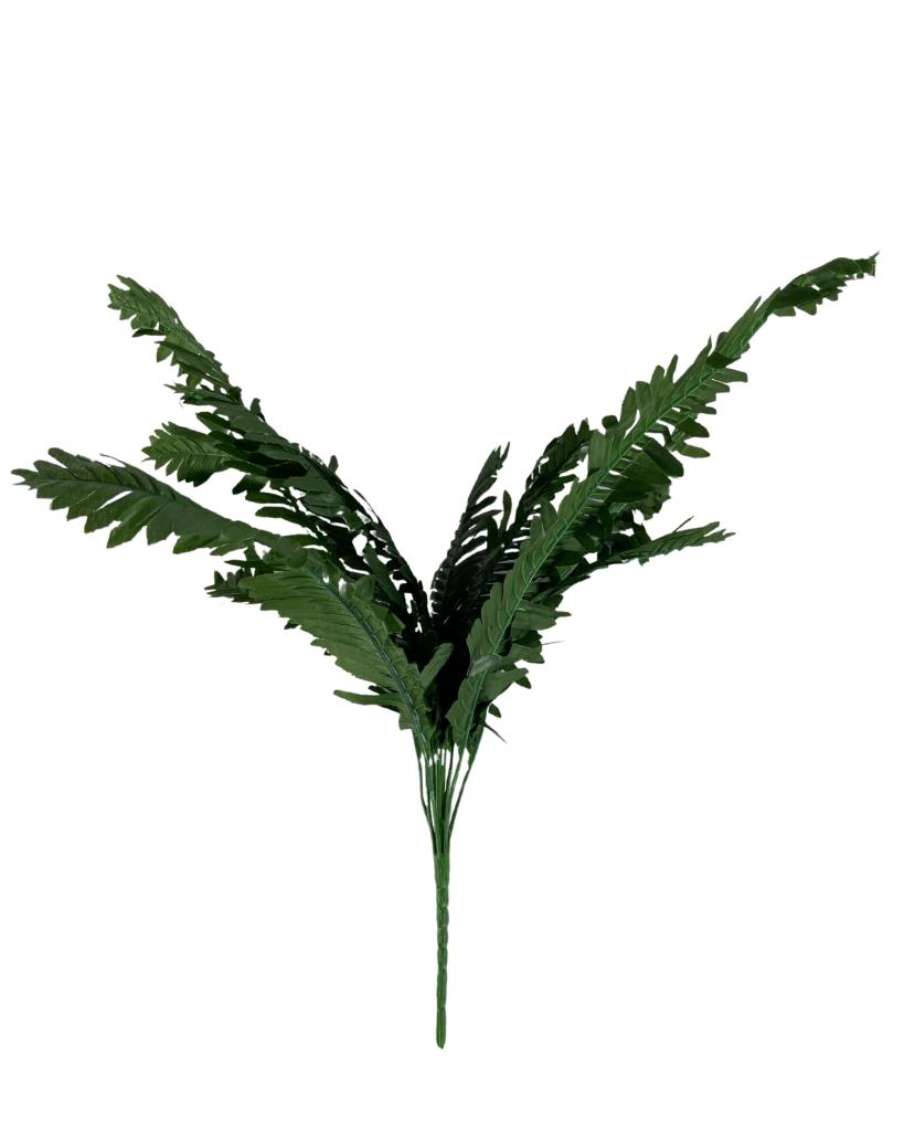 Yapay Çiçek 12 Yaprak Cycas Aşk Merdiveni Eğrelti Otu Sıkas Bitkisi 45*50cm Yapay Bitki