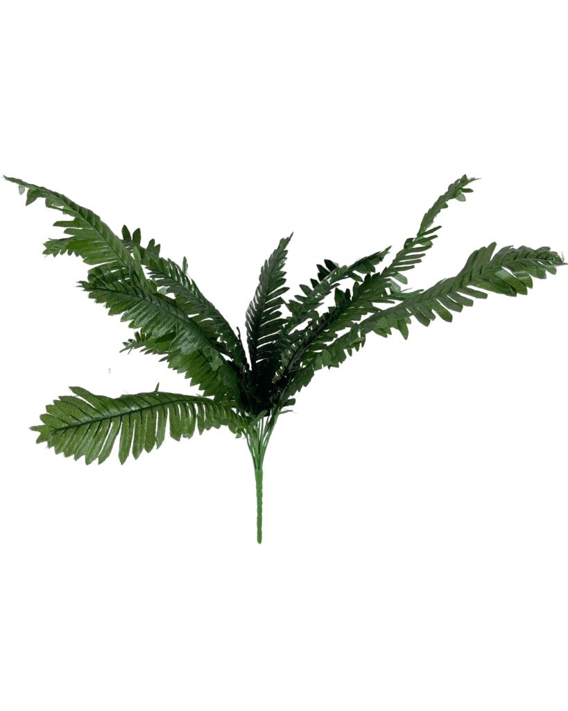 Yapay Çiçek 12 Yaprak Cycas Aşk Merdiveni Eğrelti Otu Sıkas Bitkisi 45*50cm Yapay Bitki