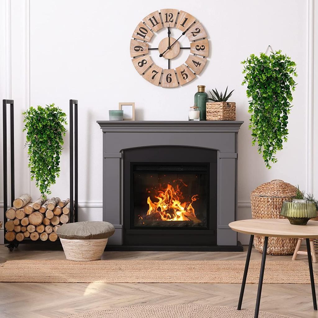 Yapay Çiçek 5dal Sarkan Okaliptus Şimşir Yapay Sarmaşık 70cm