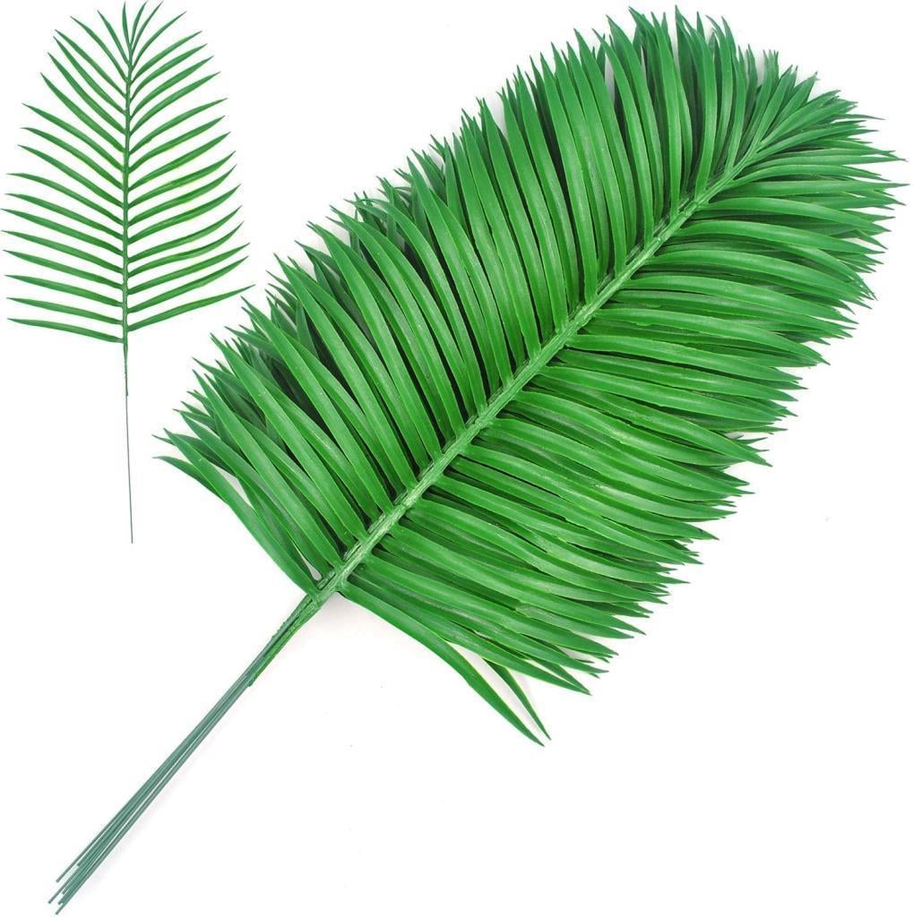Yapay Çiçek Areka Yaprağı 3 ADET Yapay Yaprak Plastik Palmiye Yaprağı 