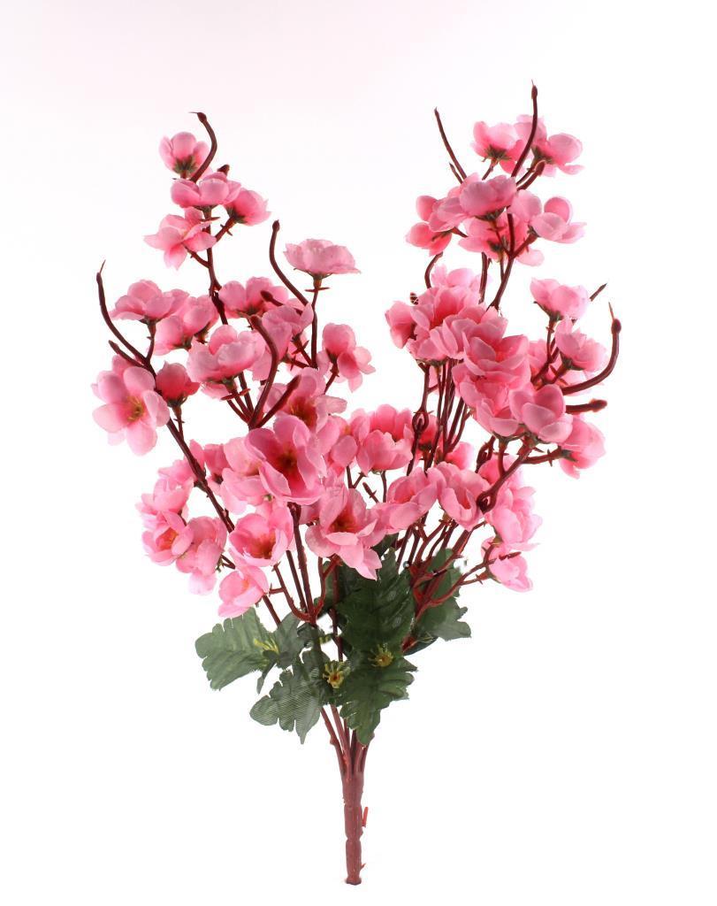 Yapay Çiçek Bahardalı Demeti Açık Pembe 40 cm 