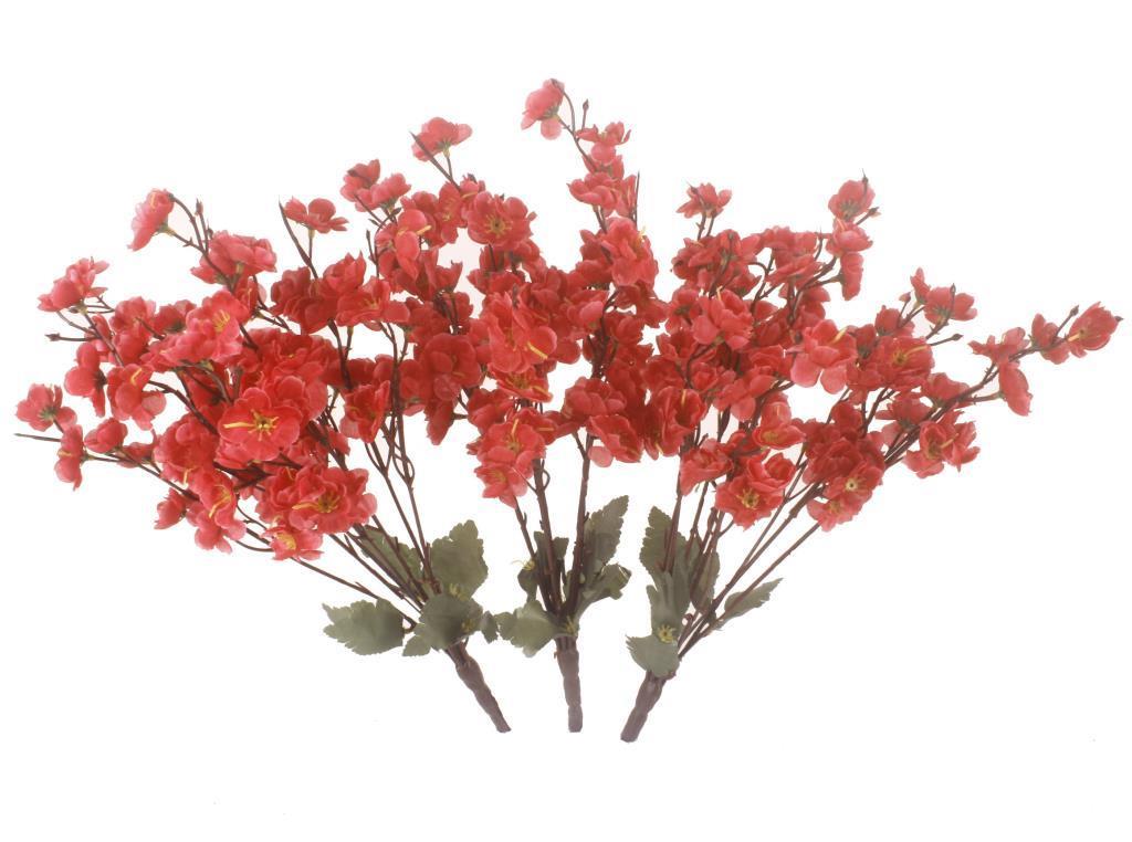 Yapay Çiçek Bahardalı Japon Kiraz Çiçeği 9 Dallı 40cm Fuşya