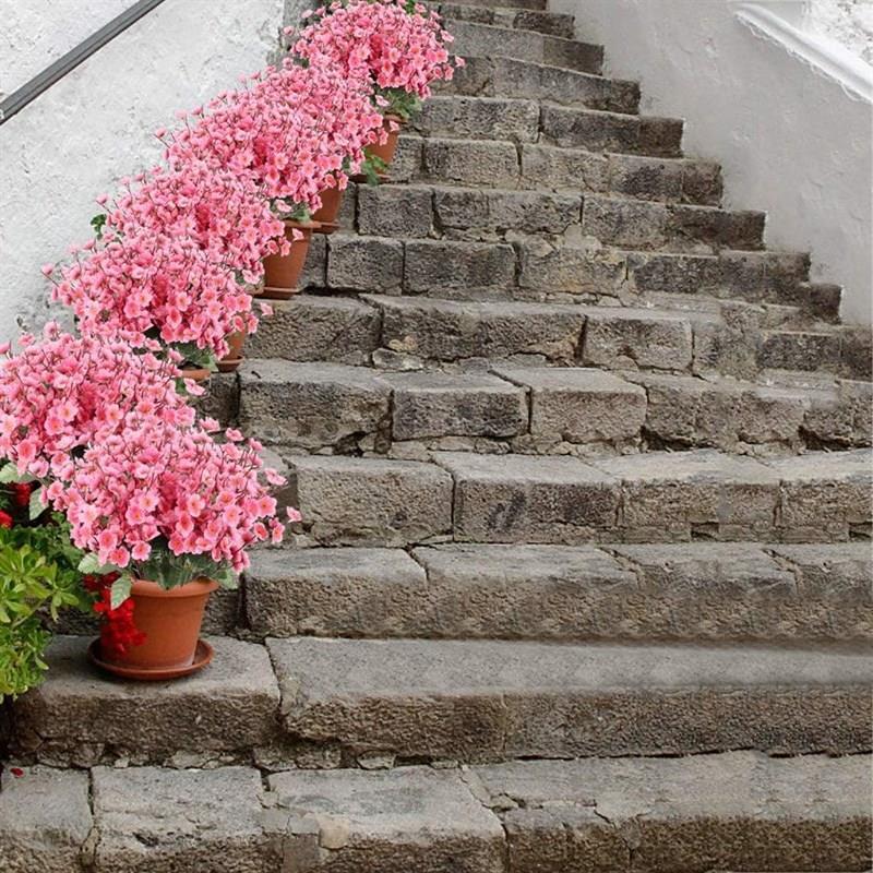 Yapay Çiçek Bahardalı Japon Kiraz Çiçeği 7 Dallı 57cm Pembe