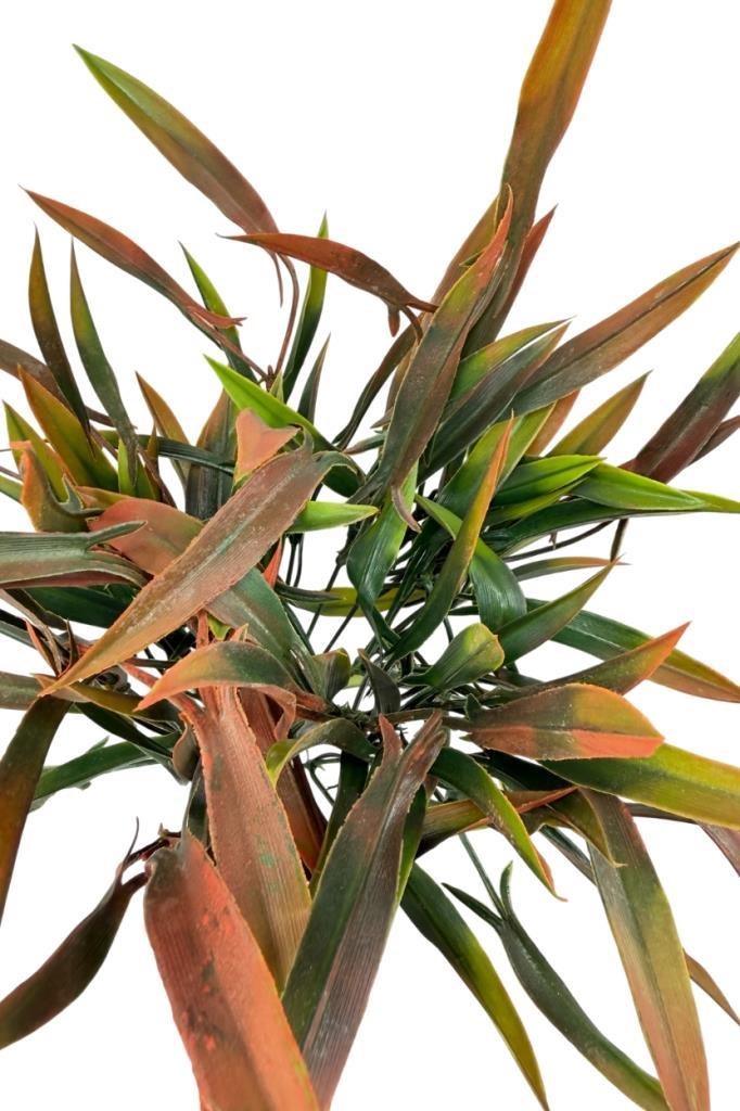 Yapay Çiçek Bambu Grass Turuncu 40cm Demet Garnitür Aradal Dekoratif Yapay Bitki