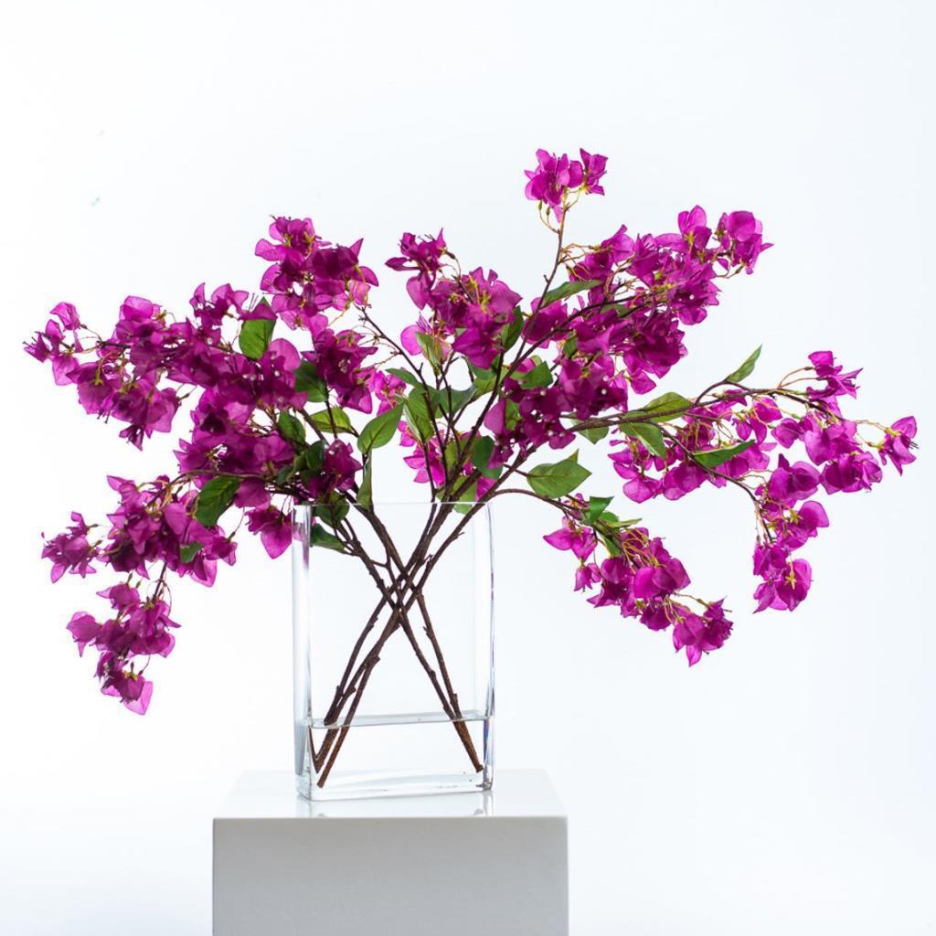 Yapay Çiçek Begonvil Çiçeği Fuşya Uzun Dallı Sarkan Çiçek 110cm