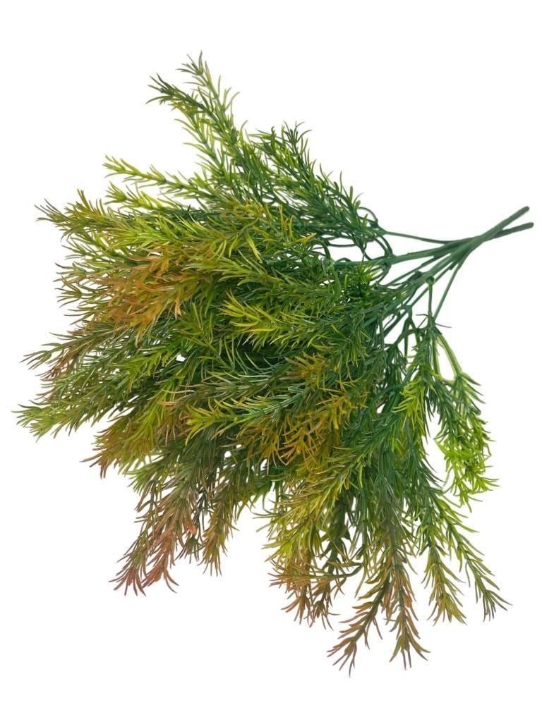 Yapay Çiçek Biberiye Kahverengi Detaylı Garnitür Aradal Dekoratif Yapay Bitki