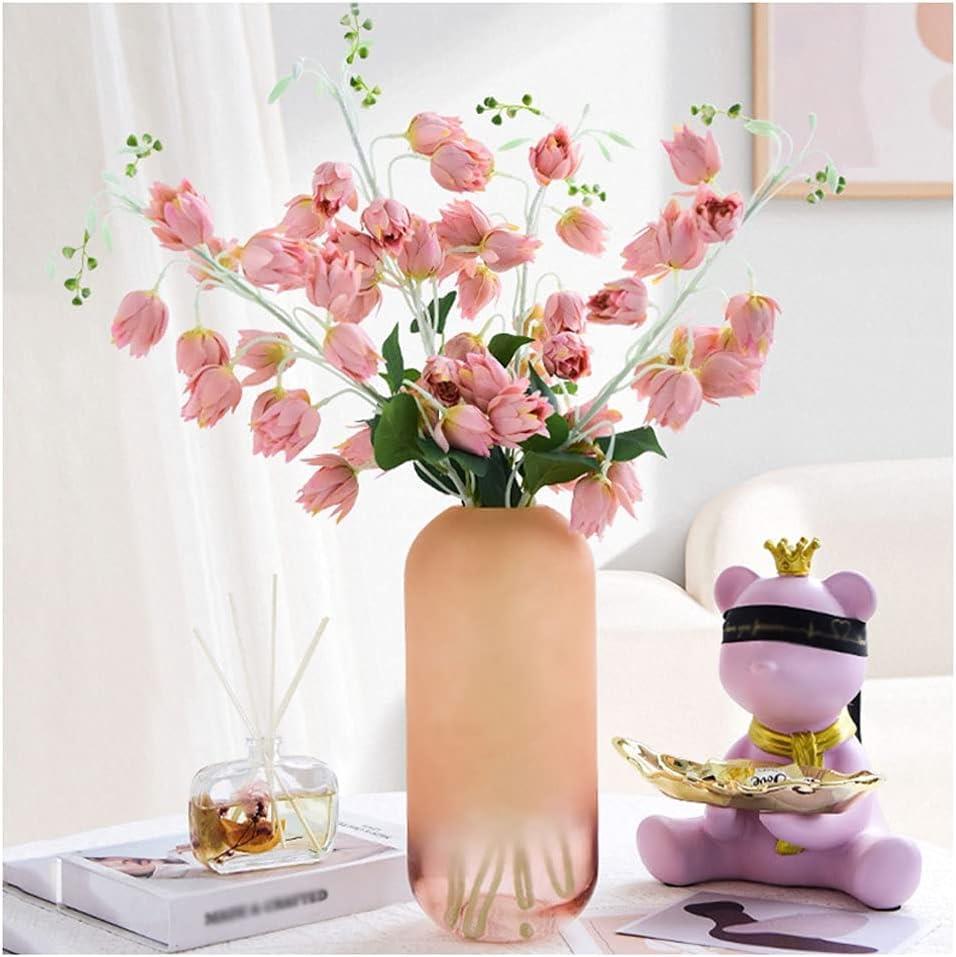 Yapay Çiçek Çan Çiçeği Gülkurusu 85cm Tek Dal Kumaş Çiçek Uzun Dal