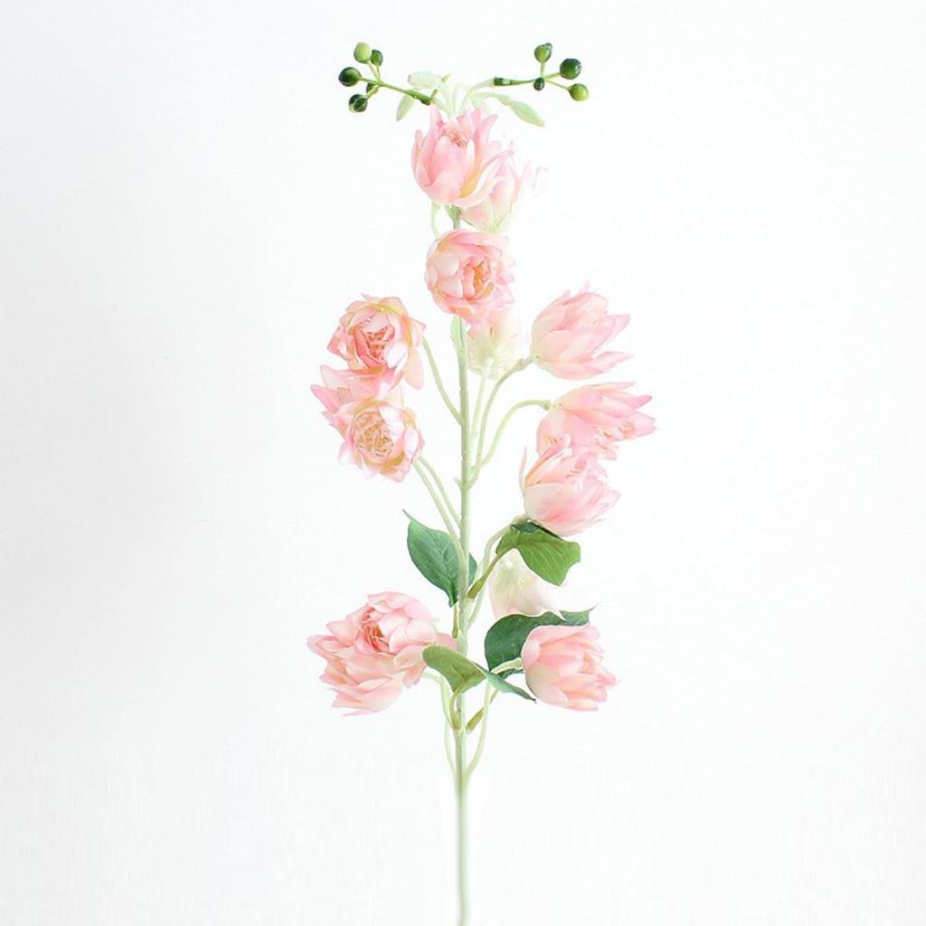 Yapay Çiçek Çan Çiçeği Pembe 85cm Tek Dal Kumaş Çiçek Uzun Dal