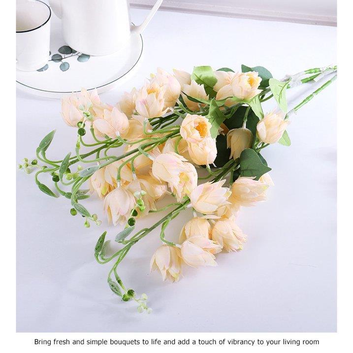 Yapay Çiçek Çan Çiçeği Yavruağzı 85cm Tek Dal Kumaş Çiçek Uzun Dal