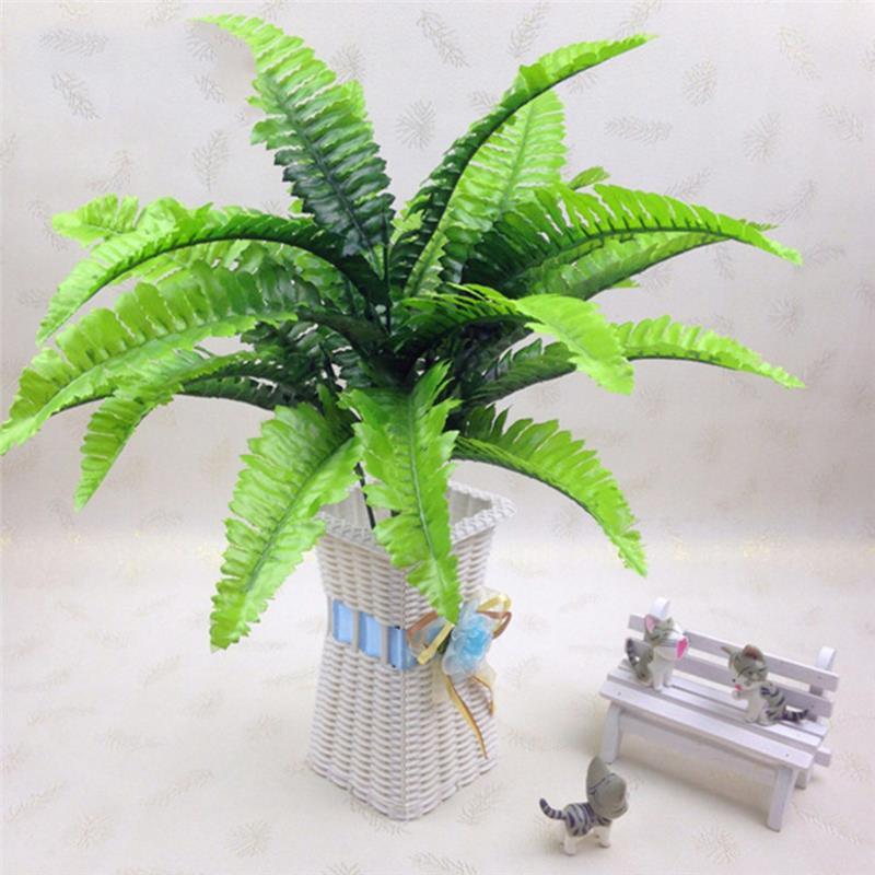 Yapay Çiçek Cycas Aşk Merdiveni Eğrelti Otu Sıkas Bitkisi  7 Dal 21 Yaprak 40*30cm Yapay Bitki