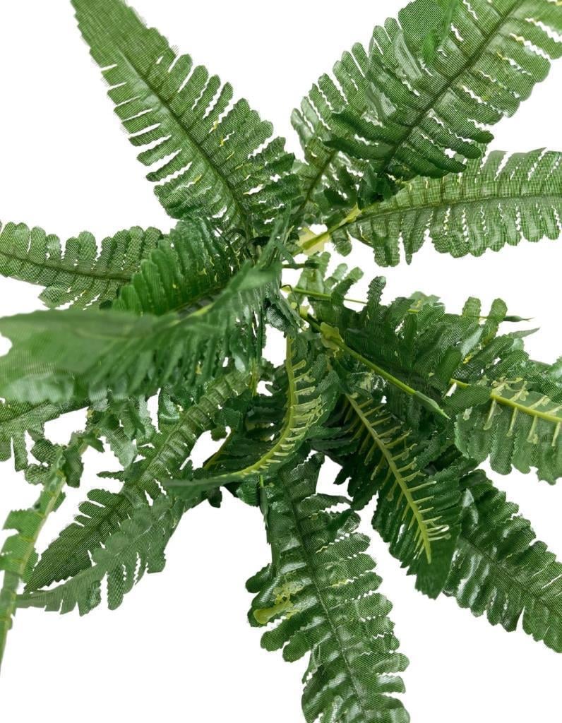 Yapay Çiçek Cycas Aşk Merdiveni Eğrelti Otu Sıkas Bitkisi  7 Dal 21 Yaprak 40*30cm Yapay Bitki