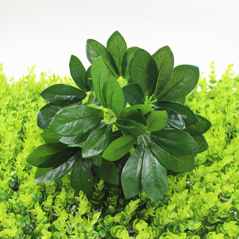 Yapay Çiçek Demet Şeflera Bitkisi 18Dal 75cm Salon Çiçeği Yapay Bitki Pachira Macrocarpa