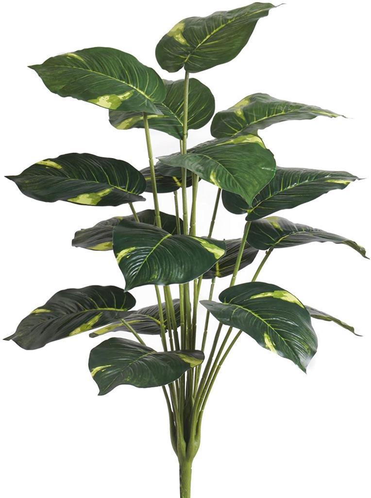 Yapay Çiçek Demet Tropik Diffenbahya 18 Dal 70 cm Salon Çiçeği Yapay Bitki