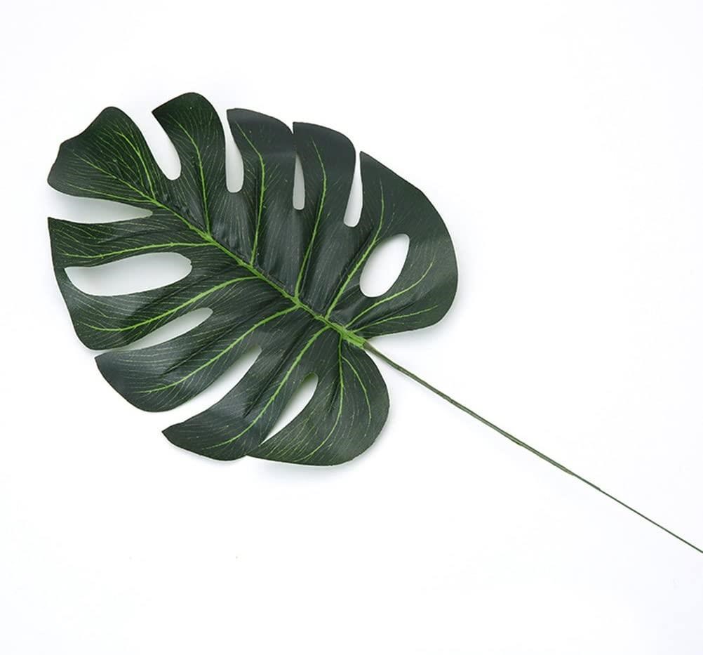 Yapay Çiçek Deve Tabanı Yaprağı 3 ADET Yapay Monstera Yaprağı