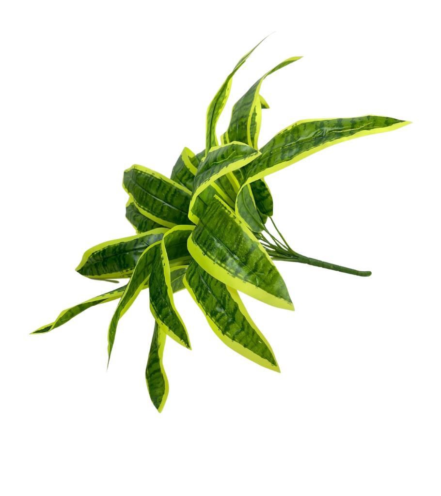 Yapay Çiçek Dracaena Massengena Yaprağı Demeti 11 Yapraklı 40*50cm Dik Duvar Çiçeği Yapay Bitki