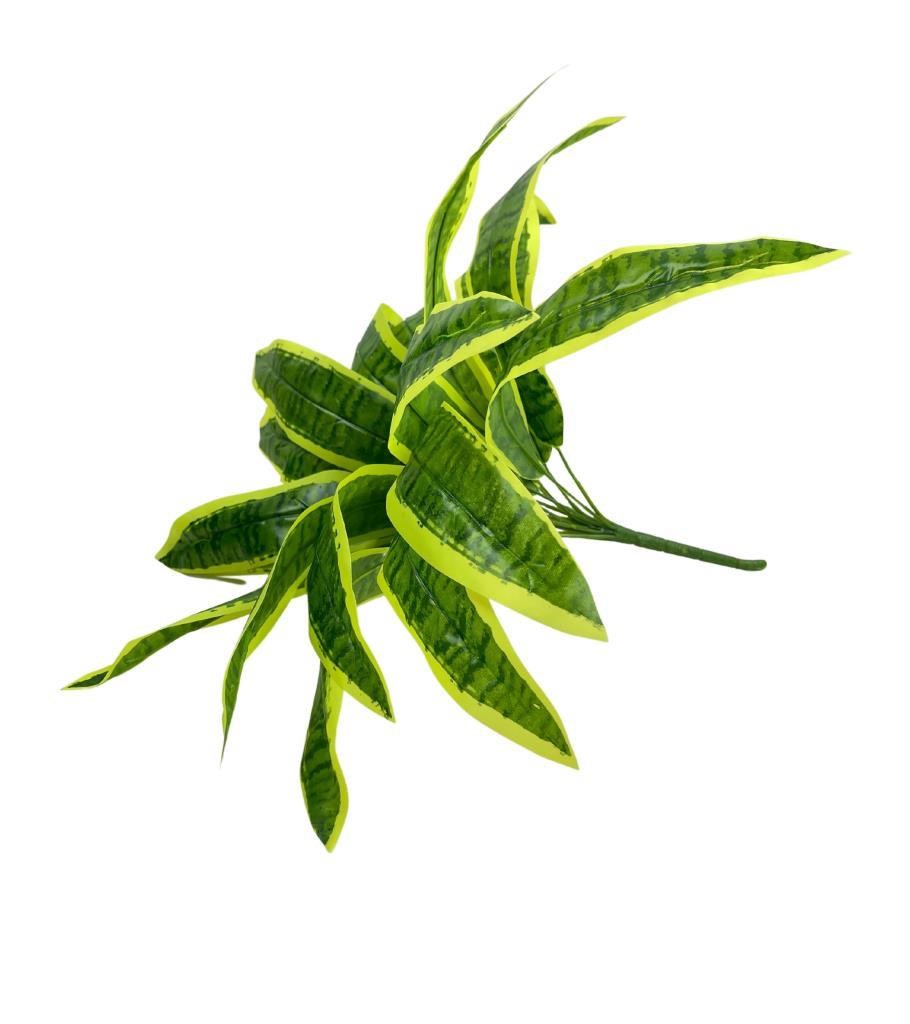 Yapay Çiçek Dracaena Massengena Yaprağı Demeti 11 Yapraklı 40*50cm Dik Duvar Çiçeği Yapay Bitki