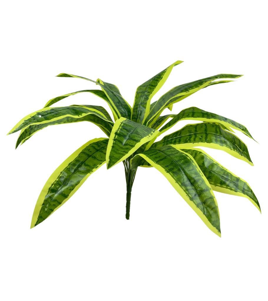 Yapay Çiçek Dracaena Massengena Yaprağı Demeti 11 Yapraklı 40*50cm Dik Duvar Çiçeği Yapay Bitki