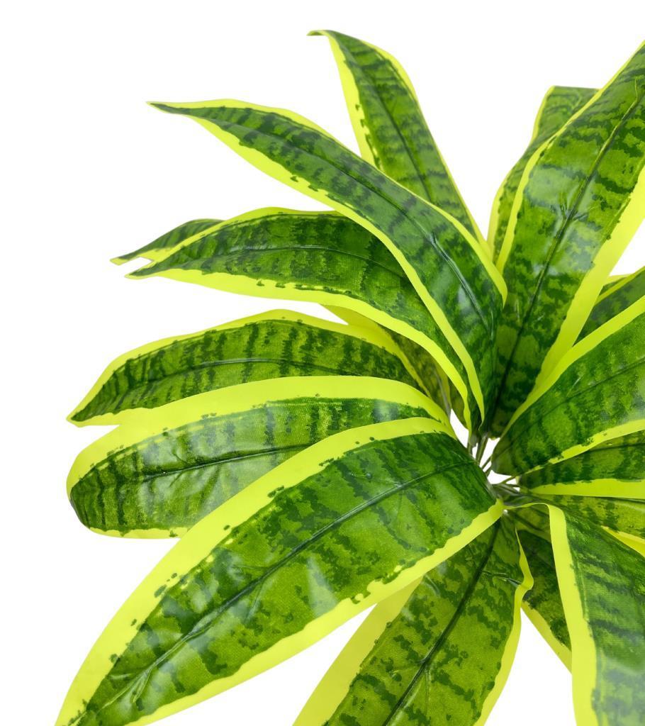 Yapay Çiçek Dracaena Massengena Yaprağı Demeti 11 Yapraklı 40*50cm Dik Duvar Çiçeği Yapay Bitki