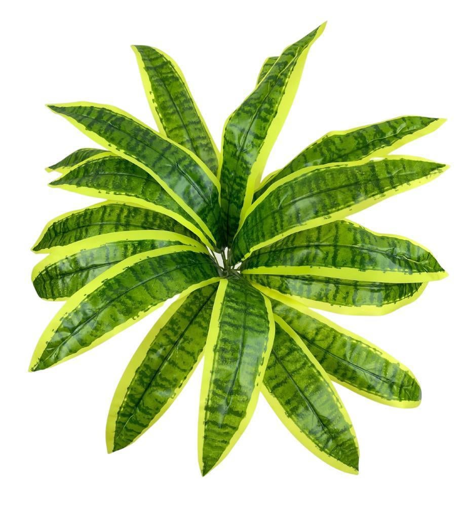Yapay Çiçek Dracaena Massengena Yaprağı Demeti 11 Yapraklı 40*50cm Dik Duvar Çiçeği Yapay Bitki