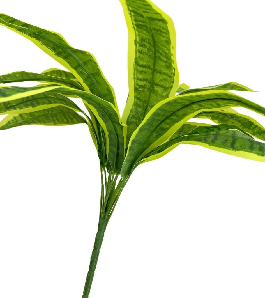 Yapay Çiçek Dracaena Massengena Yaprağı Demeti 11 Yapraklı 40*50cm Dik Duvar Çiçeği Yapay Bitki