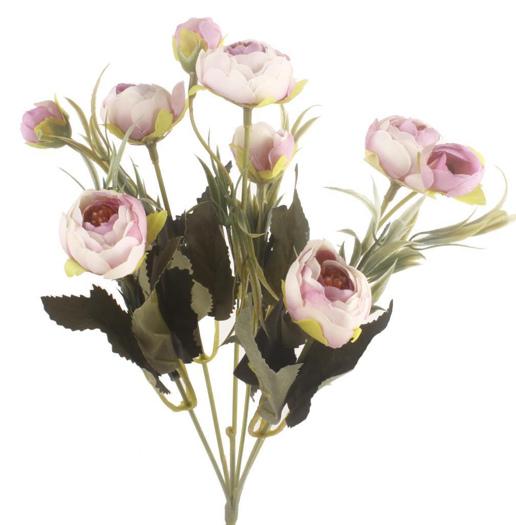 Yapay Çiçek Erengül Yapay Gül Demeti 6 Çiçekli AÇIK PEMBE 