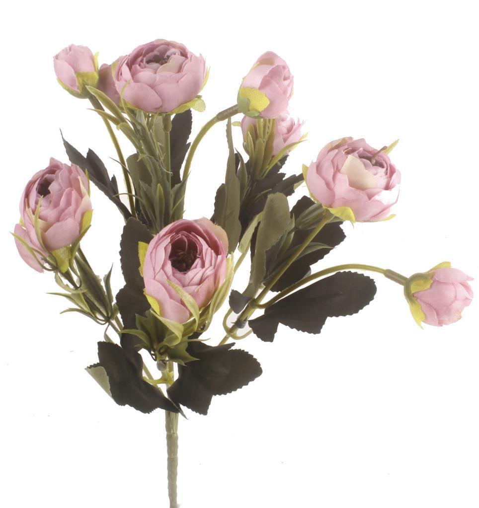 Yapay Çiçek Erengül Yapay Gül Demeti 6 Çiçekli PEMBE