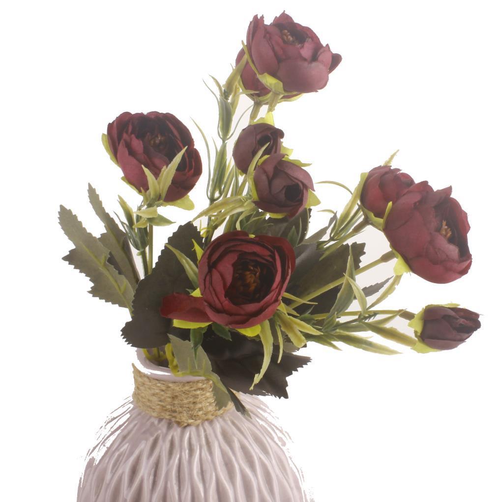 Yapay Çiçek Erengül Yapay Gül Demeti 6 Çiçekli MÜRDÜM