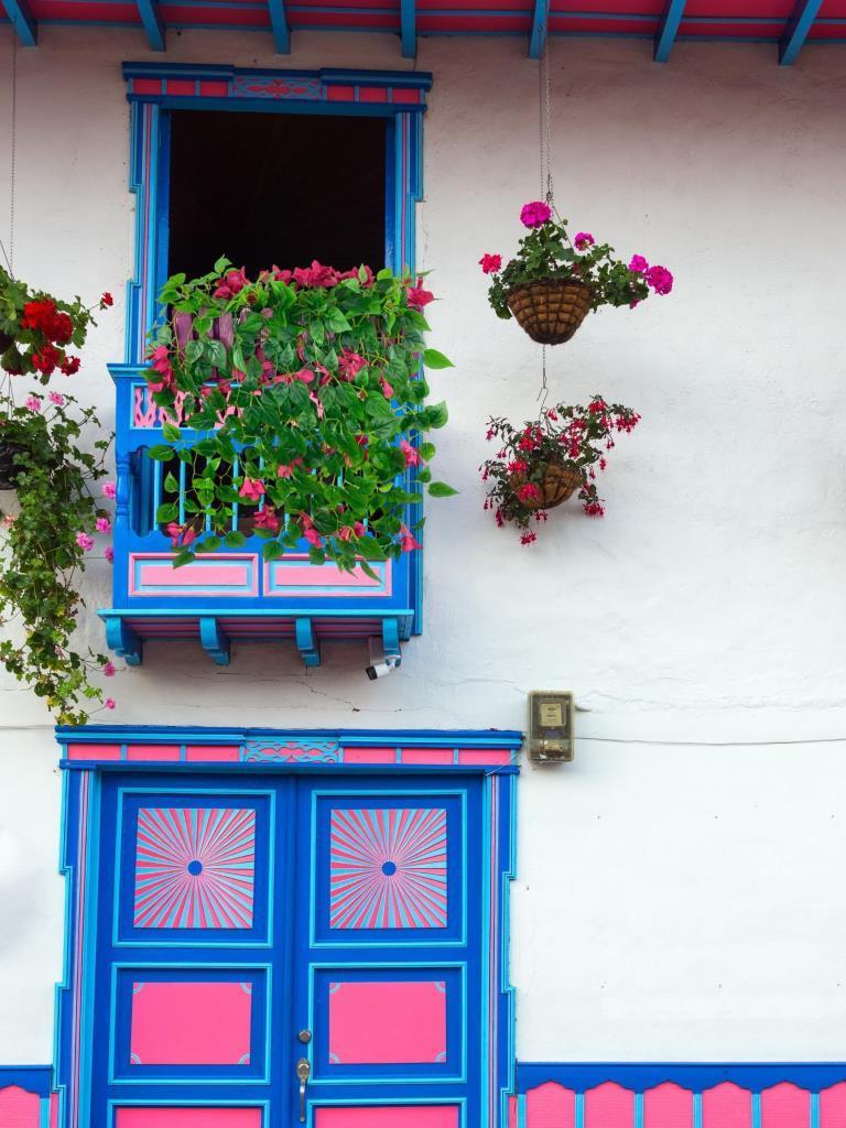 Yapay Çiçek Fuşya Begonvil li Mor Çit Balkon Saksısı 55*35cm 70cm Sarkar