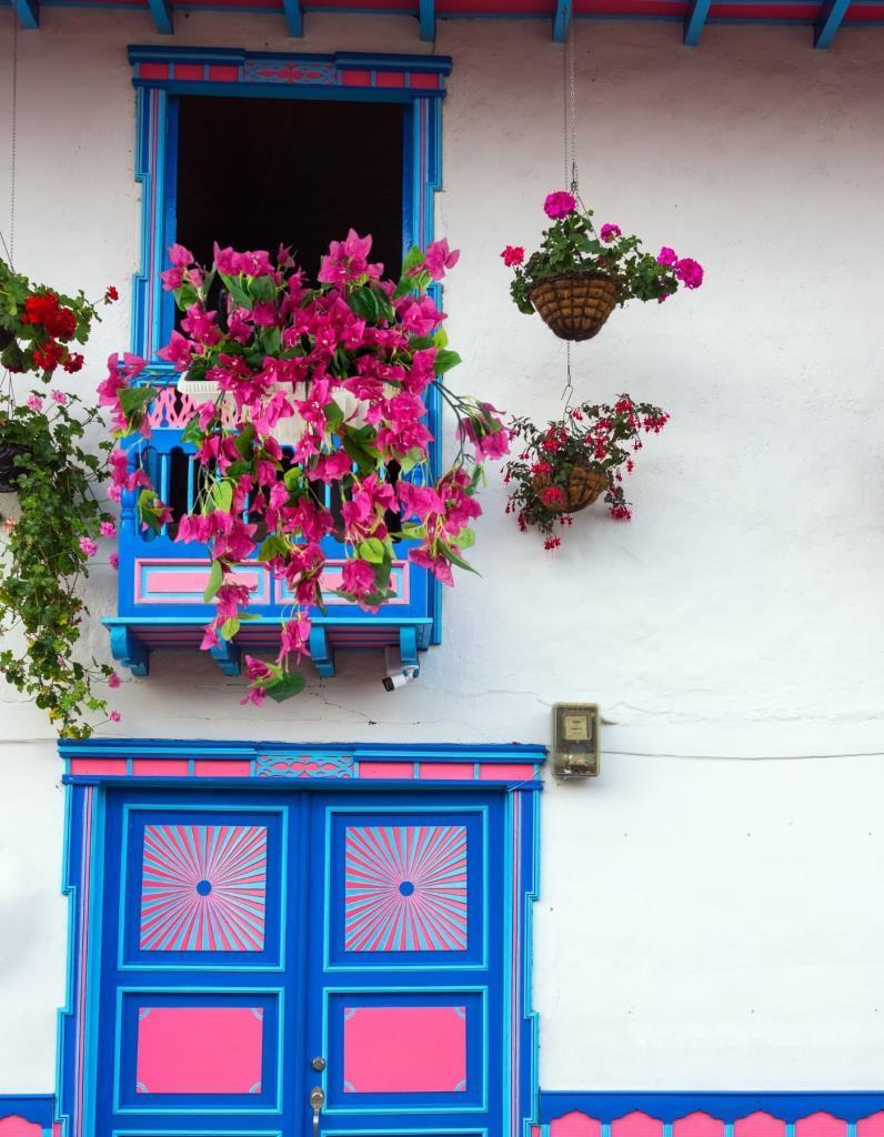 Yapay Çiçek Fuşya Pembe Begonvil Küpeşte Askılı Saksıda Balkon Çiçeği Çiçek Sepeti