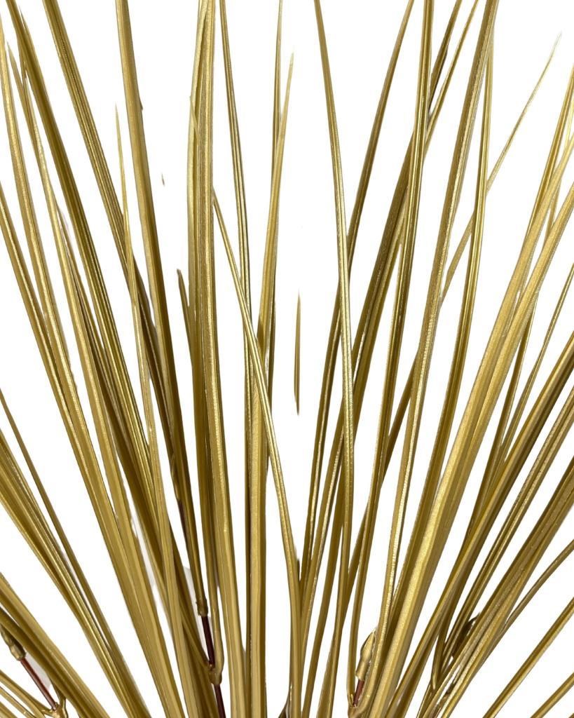 Yapay Çiçek Gold Altın Dore Grass Saz 50cm Bitki Yapay Çiçek Dekor Çiçeği Uzun Ot