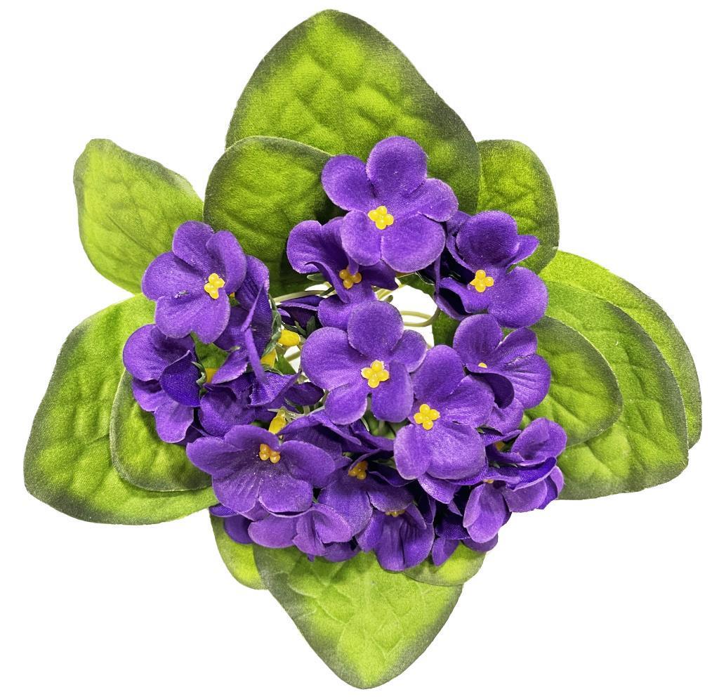 Yapay Çiçek Kadife Menekşe Gerçekçi Doku MOR