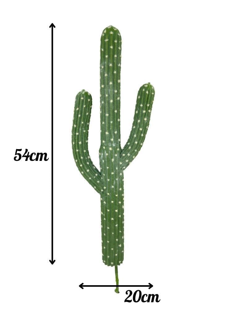 Yapay Çiçek Kaktüs Ağacı 3Kollu 54*20cm sk4018