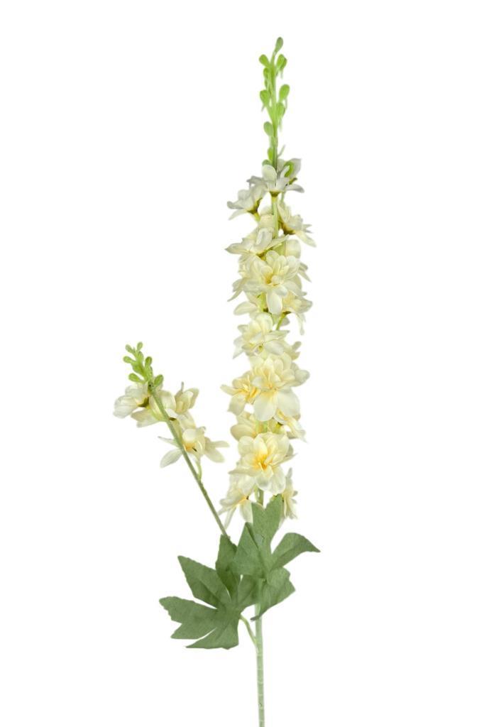 Yapay Çiçek Krem Sümbül Tek Dal Tomurcuklu 85*15cm Kumaş Çiçek Uzun Dal