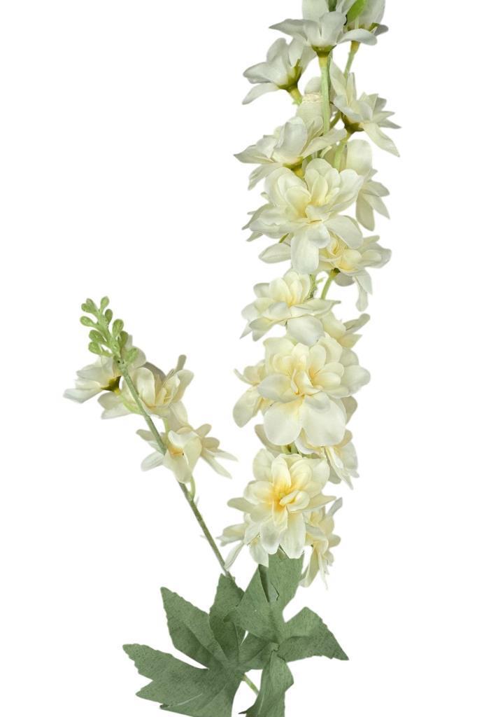 Yapay Çiçek Krem Sümbül Tek Dal Tomurcuklu 85*15cm Kumaş Çiçek Uzun Dal