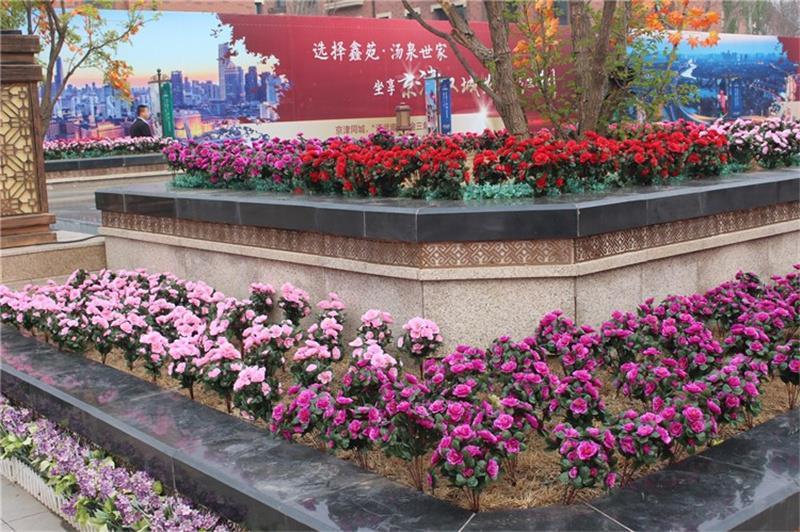 Yapay Çiçek Lila Açık Açelya Demeti 7 Dallı 33*20cm