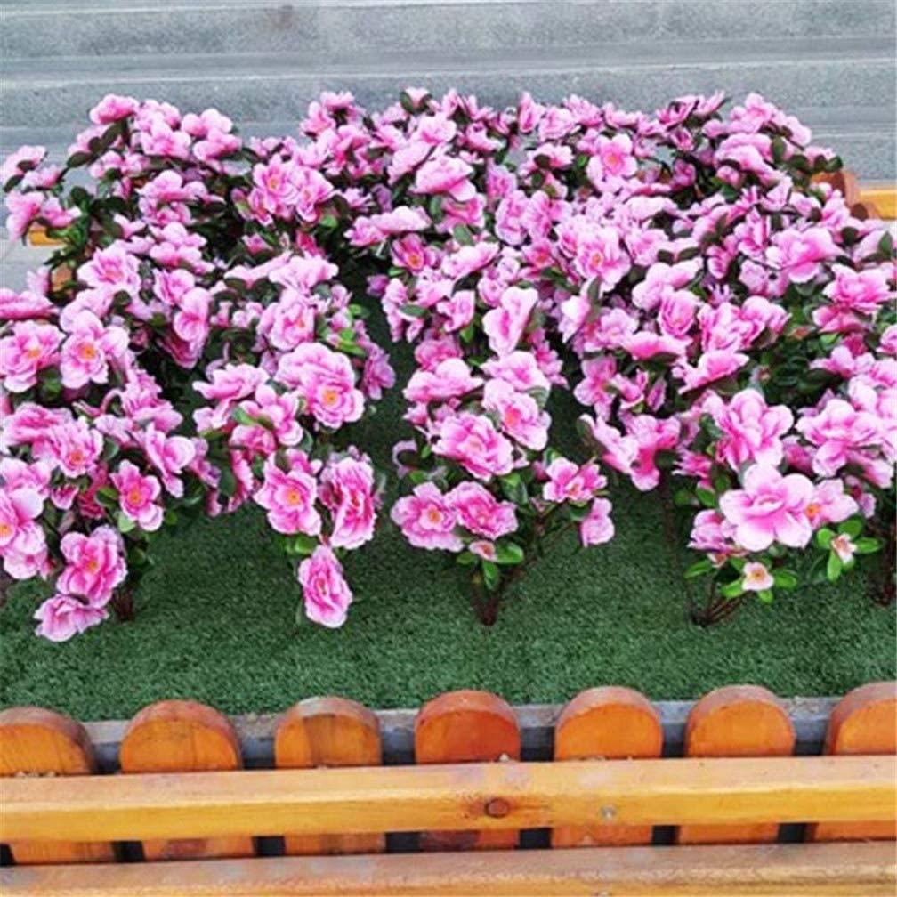 Yapay Çiçek Lila Açık Açelya Demeti 7 Dallı 33*20cm