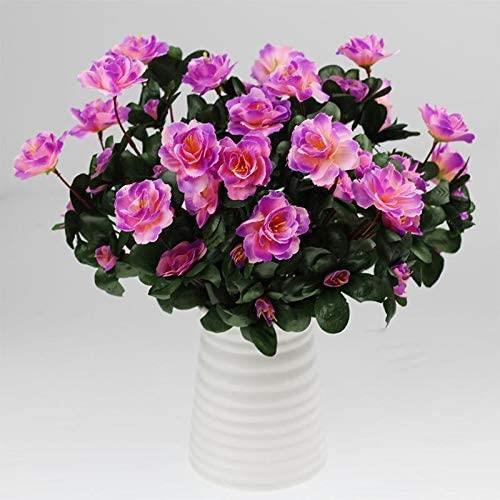 Yapay Çiçek Lila Açık Açelya Demeti 7 Dallı 33*20cm