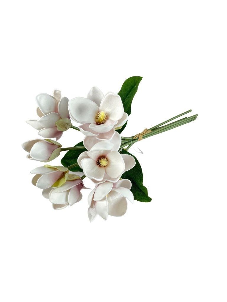 Yapay Çiçek Manolya Letex Eva Magnolia 33cm Pudra Uçuk Lila