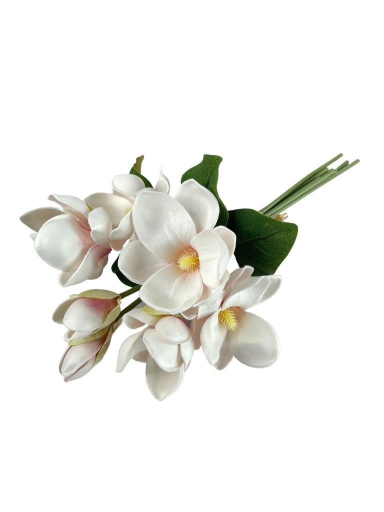 Yapay Çiçek Manolya Letex Eva Magnolia 33cm Pudra Pembe