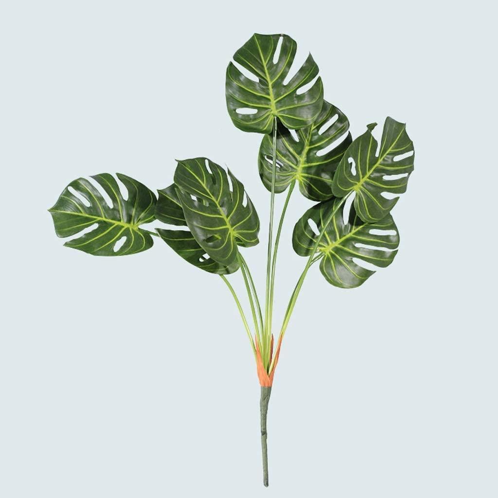 Yapay Çiçek Monstera 7 Dallı 65cm Salon Çiçeği Yapay Çiçek