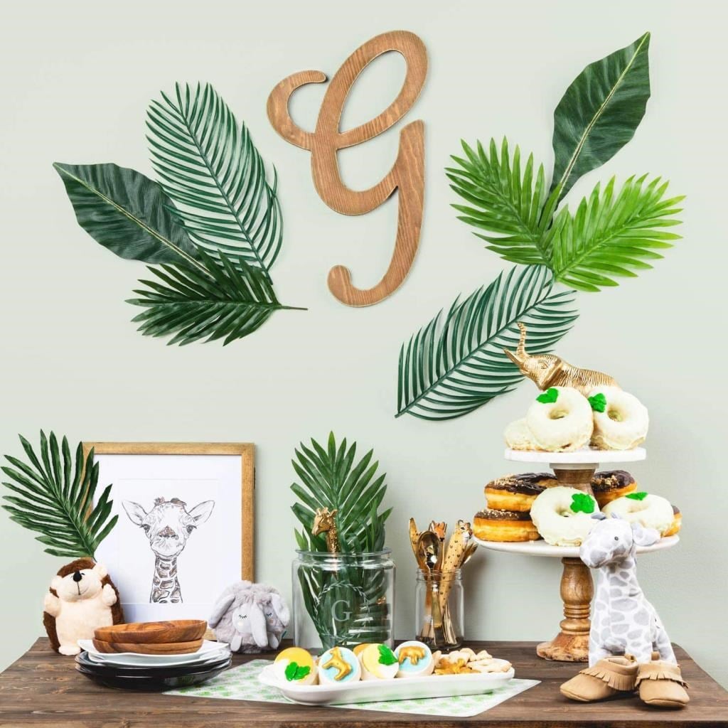 Yapay Çiçek Monstera Deve Tabanı Yaprağı Yapay Yaprak