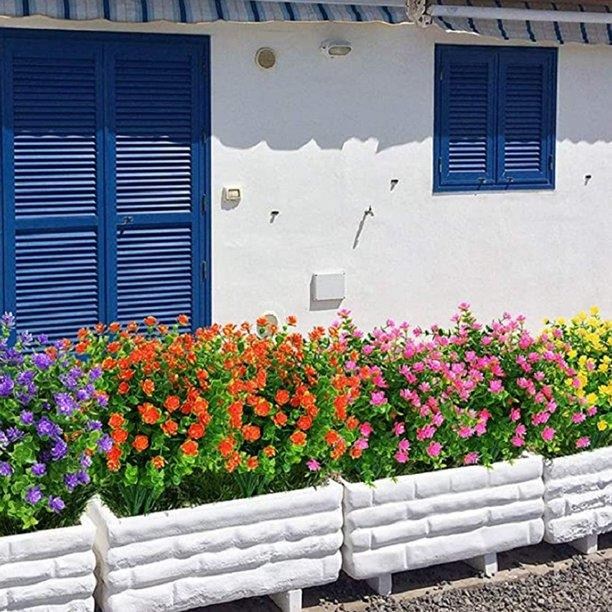 Yapay Çiçek MOR Mineli Şimşir Dekoratif Yapay Bitki