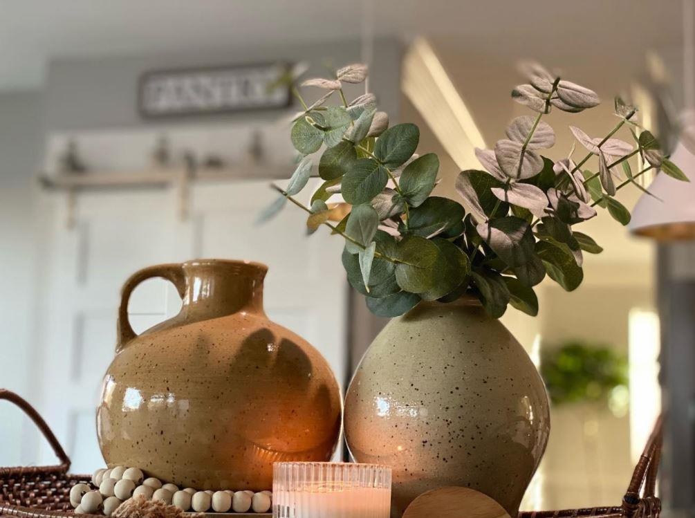 Yapay Çiçek Okaliptus Tek Dal 25cm Yeşil Aradal Garnitür Eucalyptus