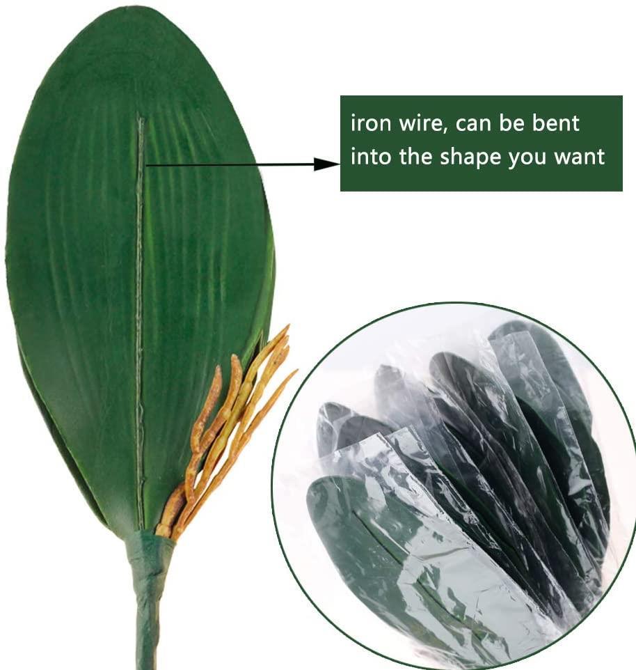 Yapay Çiçek Orkide Yaprağı Doğal Görünüm 