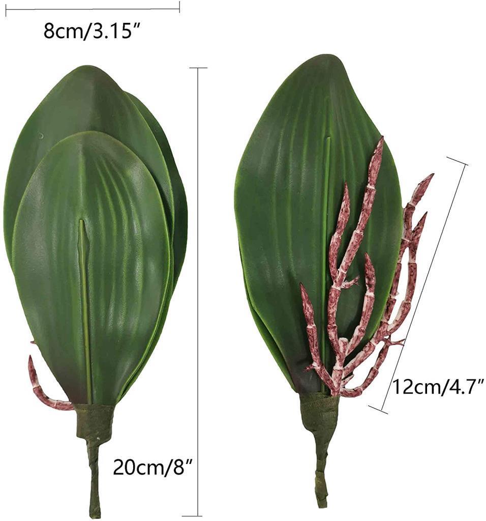 Yapay Çiçek Orkide Yaprağı Doğal Görünüm 