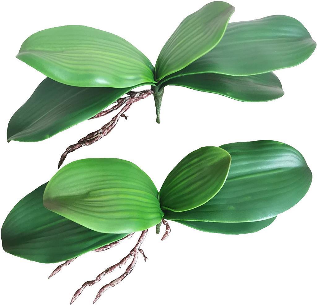 Yapay Çiçek Orkide Yaprağı Doğal Görünüm 